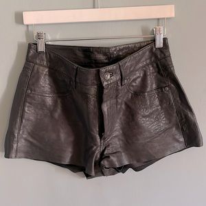 Tiger of Sweden leather shorts